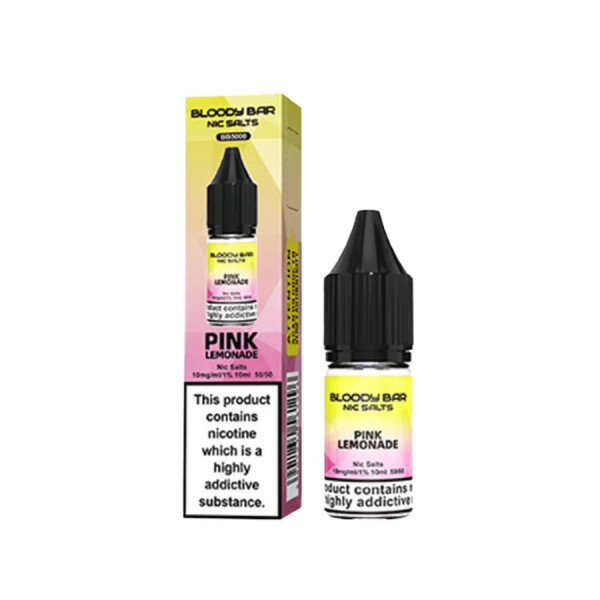 BLOODY BAR BB5000 NICOINE SALT PINK LEMONADE 10MG 10ML